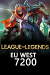 League Of Legends Eu West 7200 Riot Points