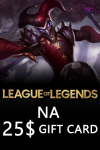 League Of Legends NA 25$ Gift Card
