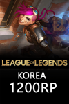League Of Legends Korea 1200 RP