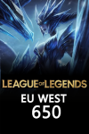 League of Legends Eu West 650 Riot Points