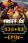 Free Fire 530 + 53 Elmas