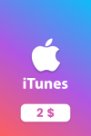 iTunes 2 USD Gift Card