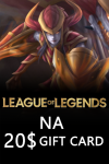 League Of Legends NA 20$ Gift Card