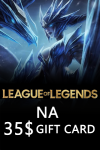 League Of Legends NA 35$ Gift Card