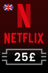 Netflix Gift Card 25 GBP UK