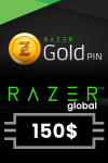 Razer Gold 150 USD (Global)