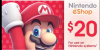 Nintendo 20 USD Gift Card