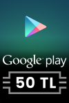 Google  Play 50 TL