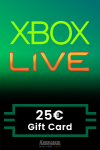Xbox Live Gift Card 25 Euro Wallet