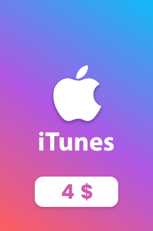 iTunes 4 USD Gift Card