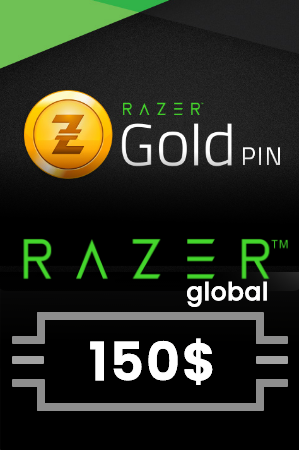 Razer Gold 150 USD (Global)